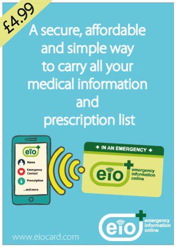 eio smart card|Emergency Information Online.